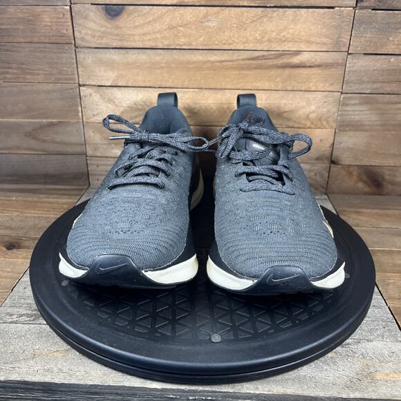 Nike ReactX Infinity Run 4 Low Dark Smoke Grey Metallic Gold Women's Size 7 - Picture 2 of 10